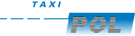 Logo Taxibedrijf van de Pol. Direct een taxi